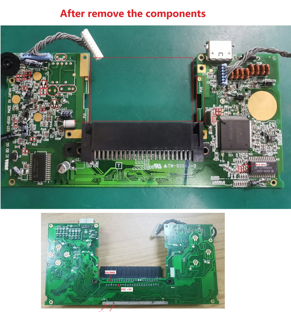 New 3.5 Inch For Sega Game Gear Gg Backlight Lcd Highlit Full Display