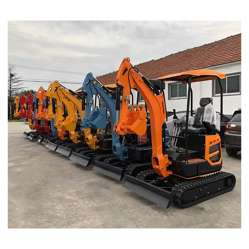 Mini Excavator 1.8ton Excavator Crawler Digger Excavator with Thumb Bucket and Other Attachments