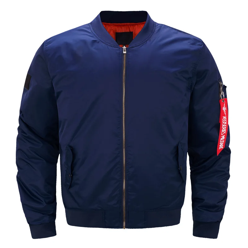 Quality Item in Stock Stylish Custom Logo Jacket Coat Mens Big Size Street Wear Out Wearing Bomber Jacket