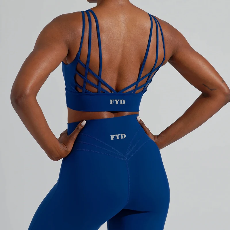 4xl Gym Fitness Sets Front Waist Band Cross Women Gym Wear Plus Size Fitness Clothing Yoga Set