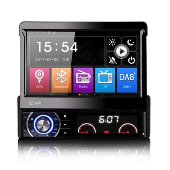 Erisin ES6590KD 7inch Detachable 1 Din Car Stereo DAB CD USB SD GPS Bluetooth caliber Single din Universal Car dvd player