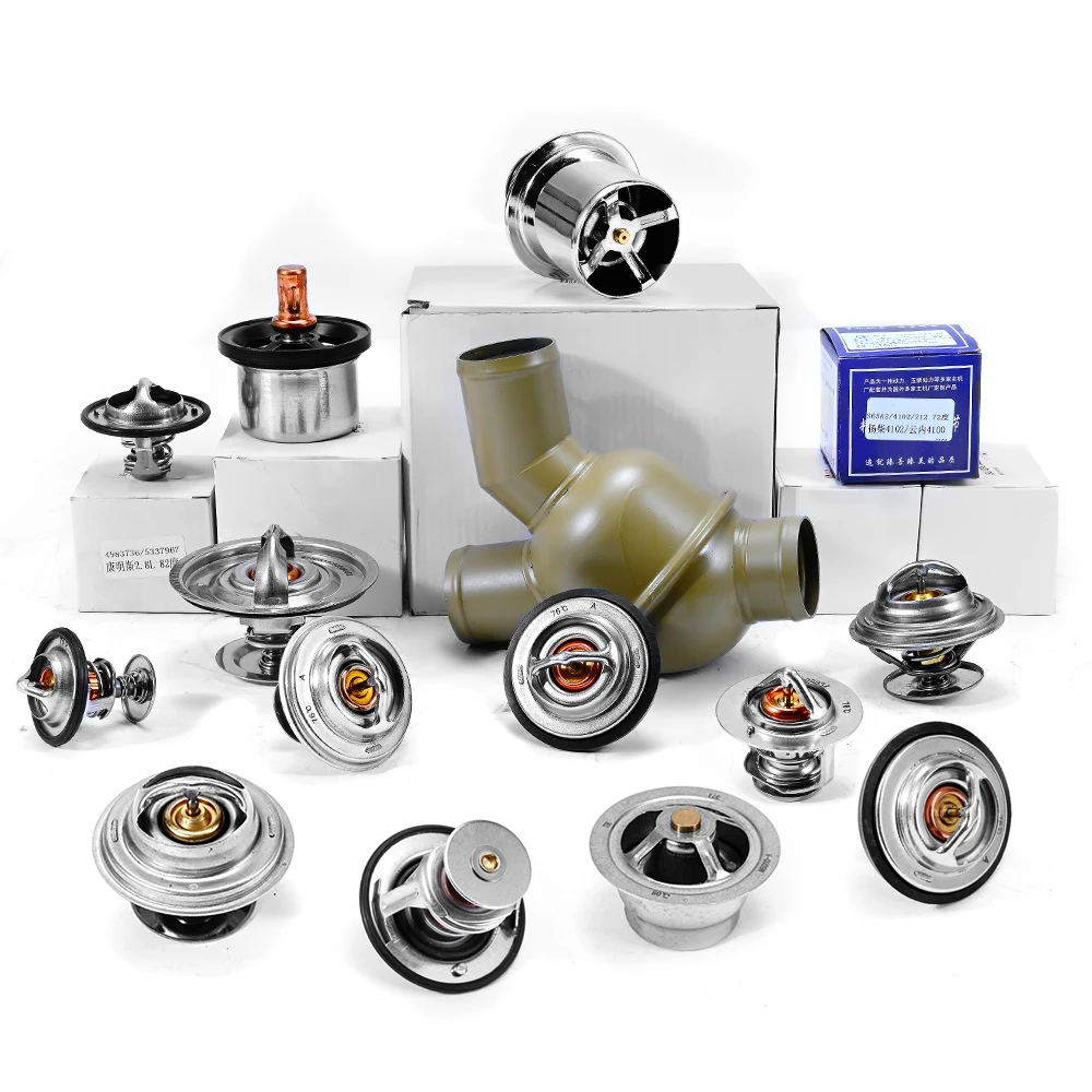 High Quality 76 Degrees Truck Cooling Systems Part Diesel Engine Coolant Thermostat for Mitsubishi Komatsu Volvo