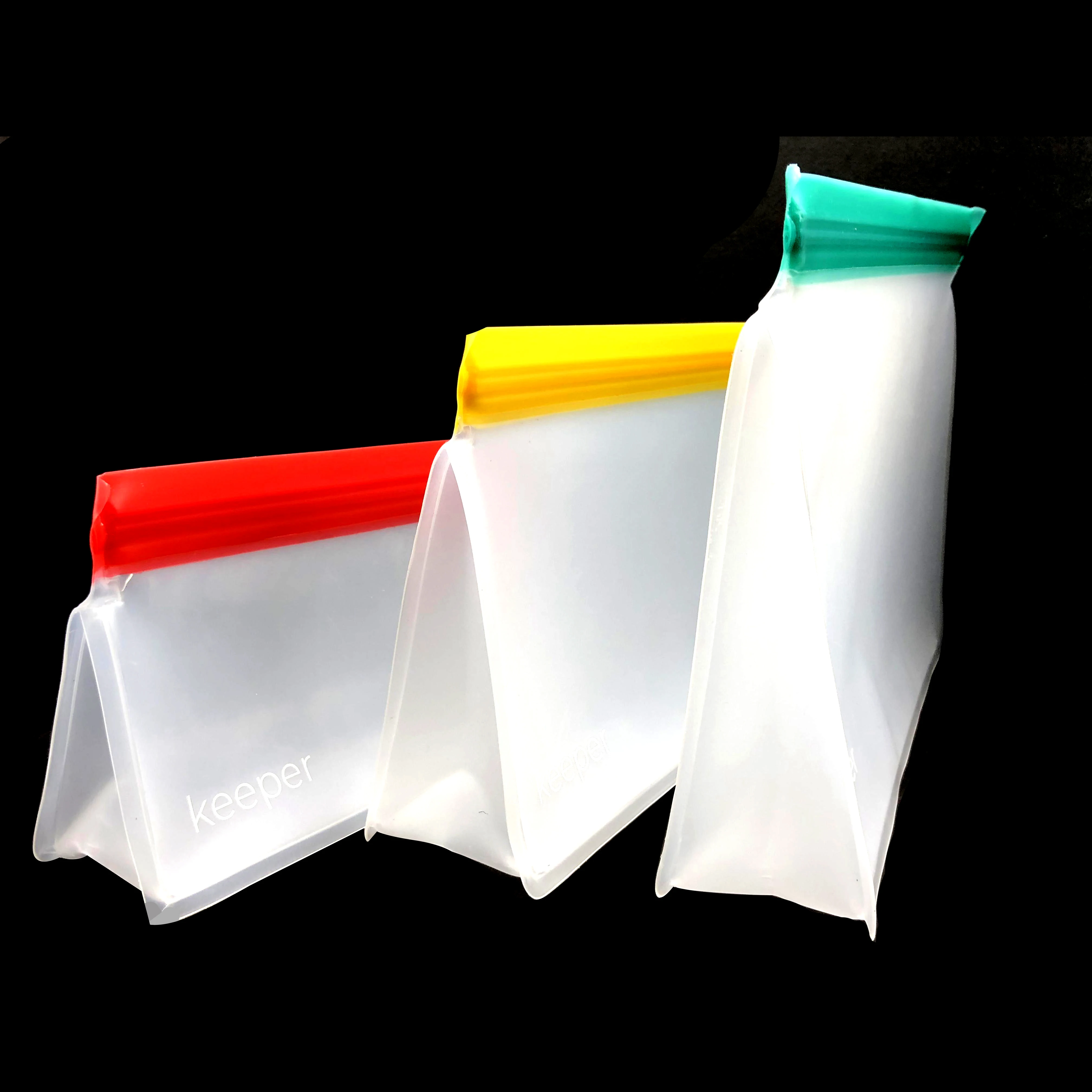 Custom Printed Reusable Ziplock Waterproof Leakproof Freezer Peva Snack ...