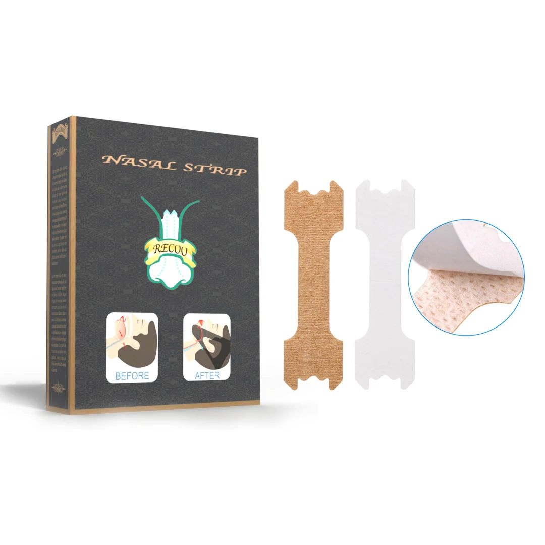 New Developed Oem Logo Better Sleeping Overnight Breathing Nose Strips