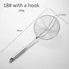 Silver 18# with a hook