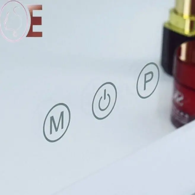 Oval LED Vanity Mirror with Smart Touch Buttons and USB Charging for Personal Beauty