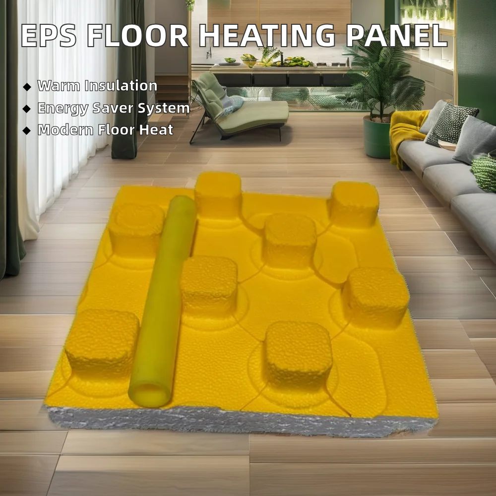 Modern EPS Water Underfloor Heating Module Panel with Thermal ...