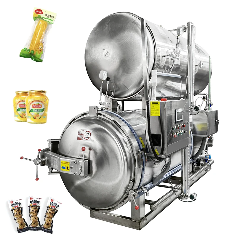 High Pressure Temperature Meat Food Sterilization Pot Bottle Industrial