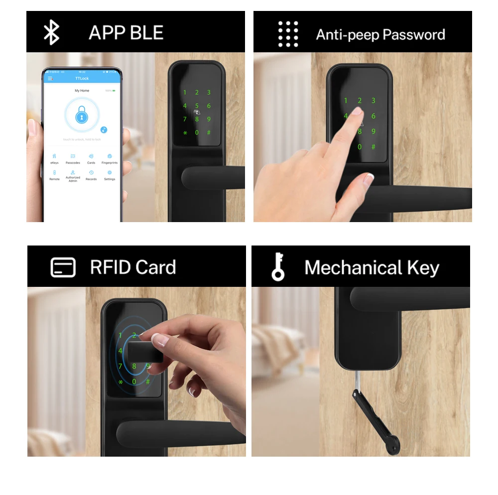 Combination Push Keyless Entry Automation Electronic Smart Pin Code