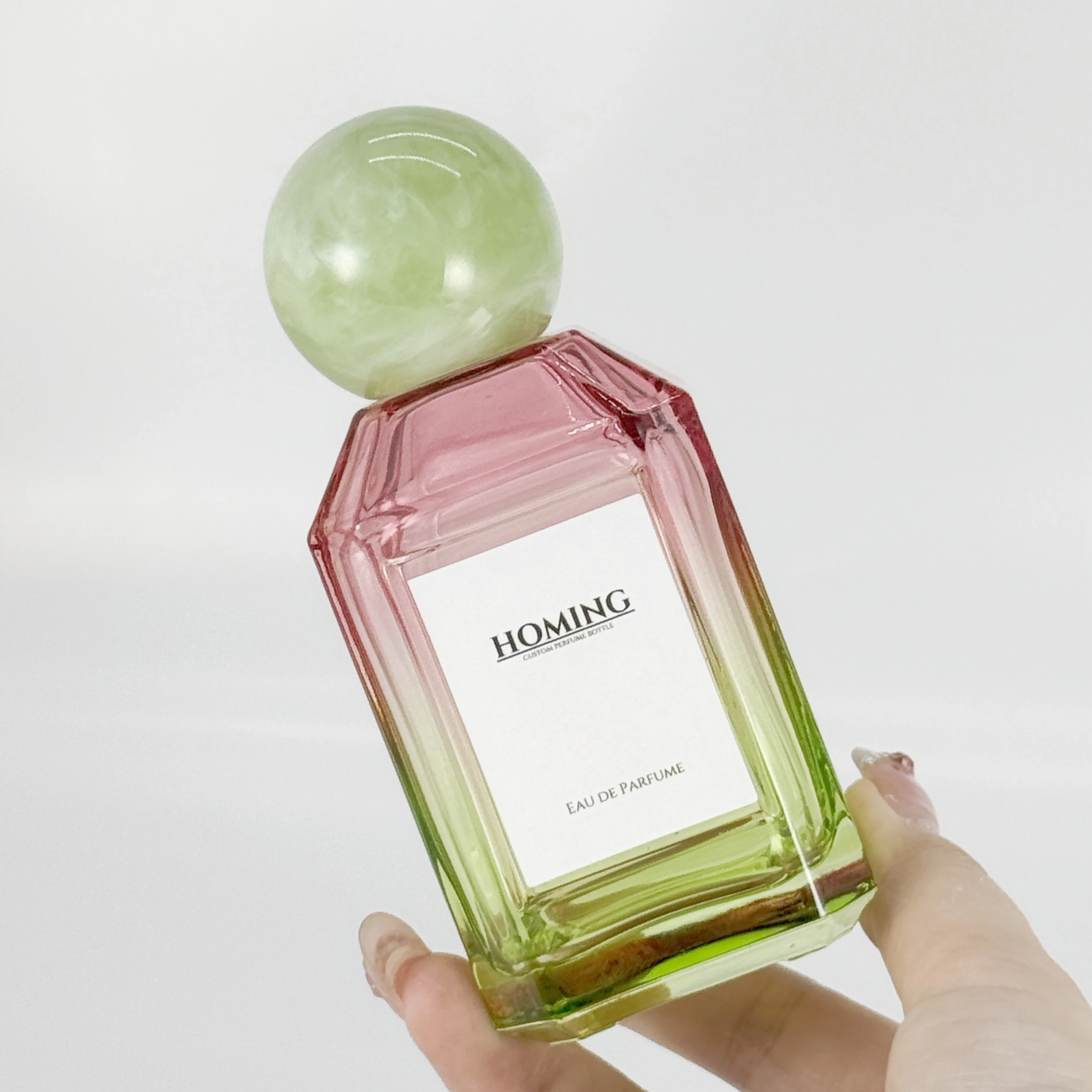 Wholesale Cheap Low MOQ Crimp Square Gradient Green and