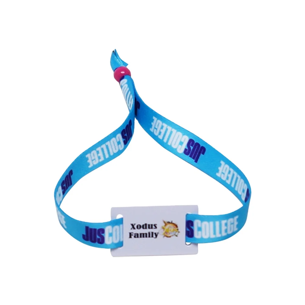 Customized RFID Wrist Bands Promotional NFC Bracelets