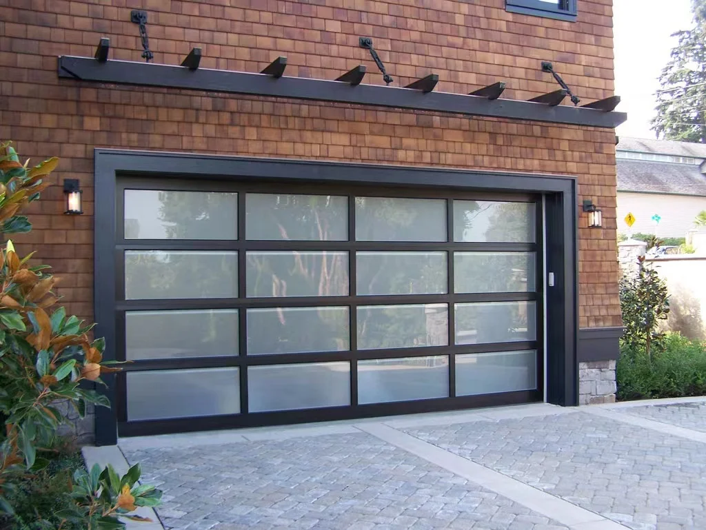 product modern style steel garage door heavy duty insulated steel garage door for homes-1