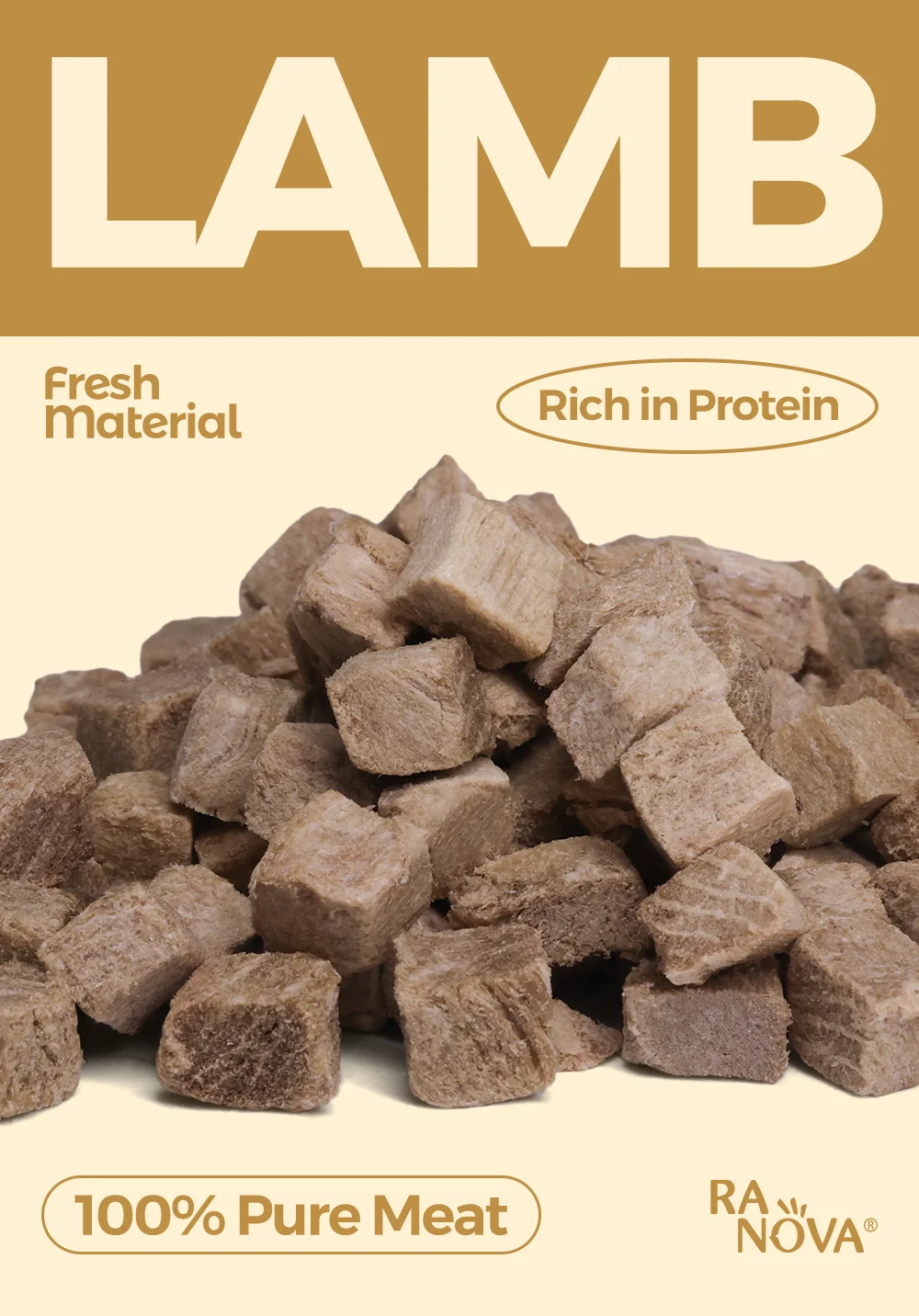 よりも Ranvoa高タンパク質凍結乾燥ラムペットスナックoemペットスナックoemバルクアダルトペットトリート用 Buy Pet