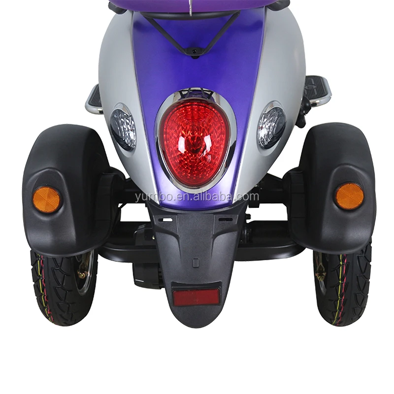 Lady Use Three Wheel Electric Scooter with Comfortable One Seat Low Speed Safe Electric Tricycle for Old People