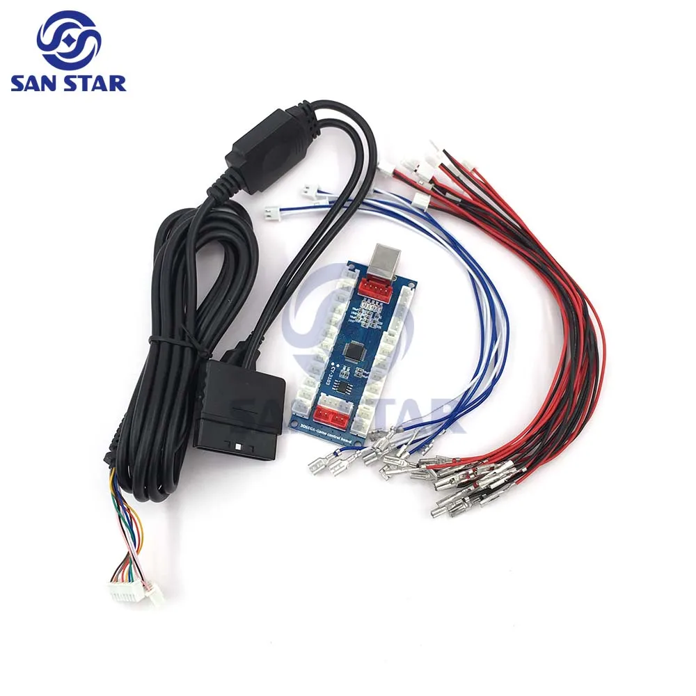 USB Encoder Board for PC PS2 PS3 Arcade Joystick 4 in 1