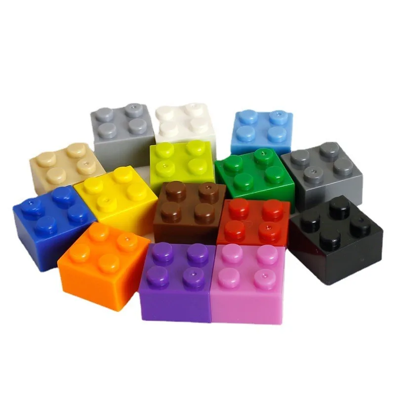 2x2 Basic High Brick for Legoes City 2*2  Building Blocks Legoes Friends Plastic Kids Toy  Diy Toys Part (NO.3003)