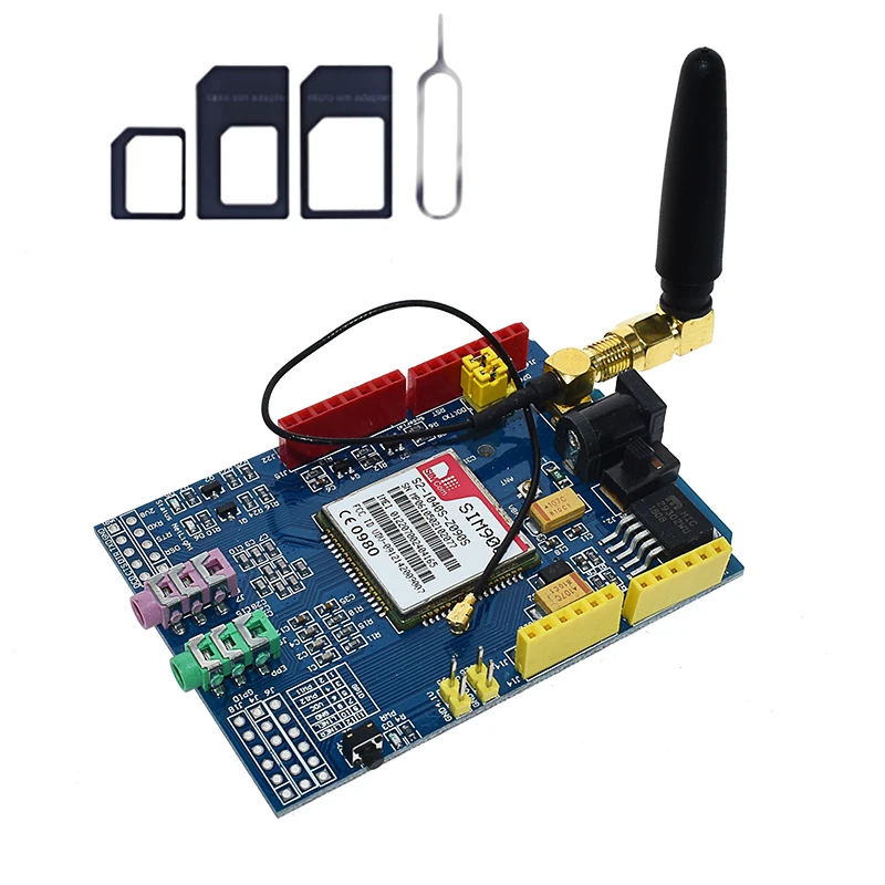 SIM900 Quad-Band 850/900/1800/1900MHz GPRS/GSM Shield Development Board 