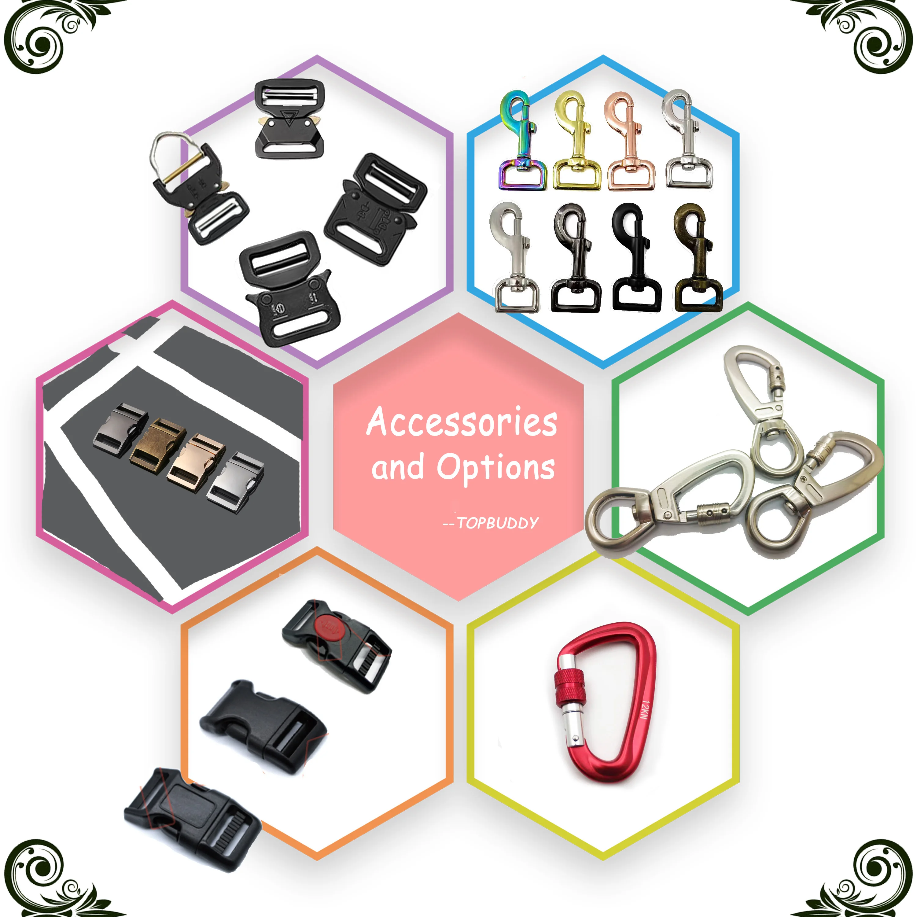 Topbuddy Pet Accessories Bespoke Design Dog Collar Perro Buy Bespoke