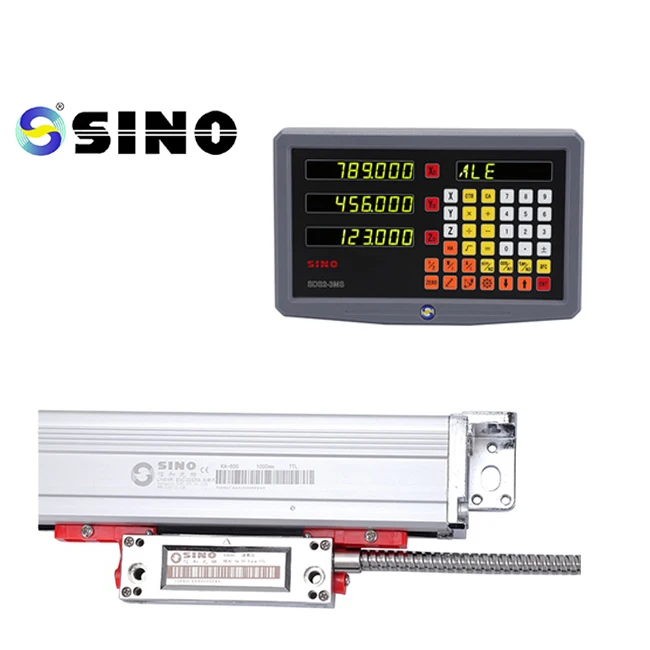 Sino Ka300 Glass Grating Scales Dro 70mm Linear Ruler 5um Optical Encoder Sensor For Lathe