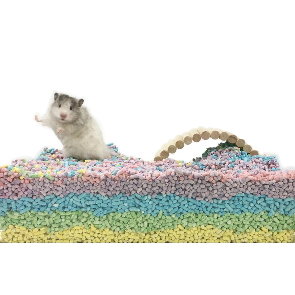 Small Animal Bedding Hamster Paper Pet House Cleaning Product Small Pet Bedding Paper Pellet