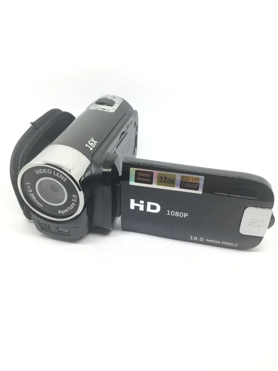 Handheld Videocamcorder, 1080P 16MP DV-camera 16x Digitale Zoom