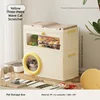 Cat box-double layer with scratching board-yellow