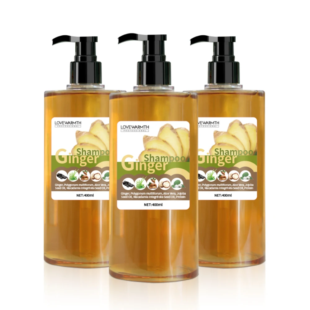 Натуральный имбирный шампунь для роста волос