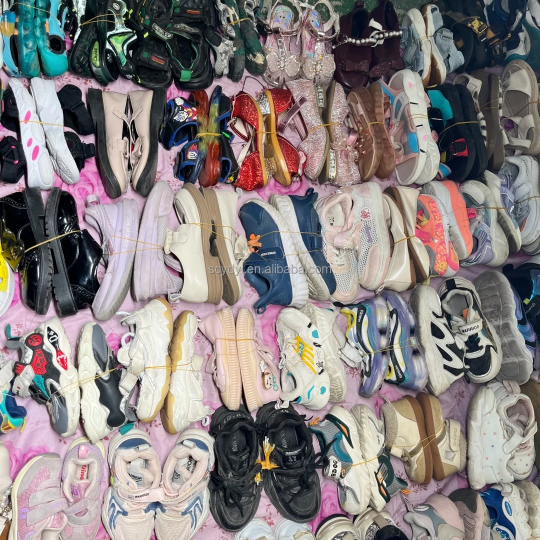 S08 Used Kids Shoes From China Supplier Factory Direct Sale High Quality  Comfortable Children's Clothes and Shoes