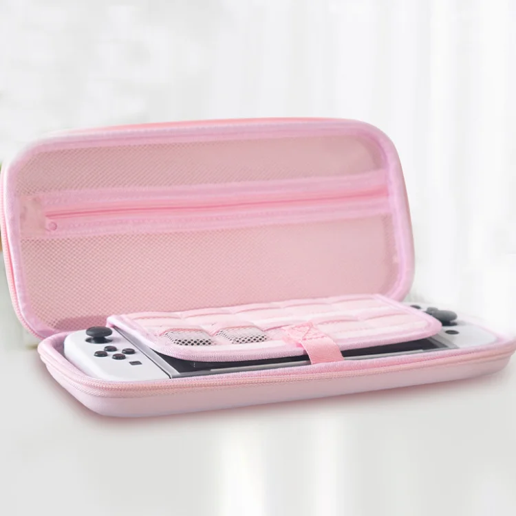 Sakura Case For Ns Oled Pink Case With Strap For Nintendo Switch Oled ...