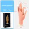 Mano práctica de uñas