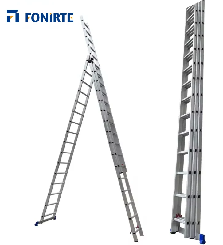 Ladder 3x10 Step Multi Purpose Aluminum Ladder 3 in 1 Functionality for Versatile Use