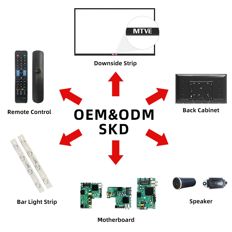 Most Popular Television Smart Tv 32 43 50 55 Inch Tv Led Skd 32 Inch Televisions Skd Smart Tv