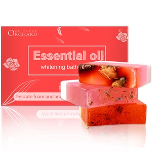 100% Natural Plant Floral Fragrance Tea Tee Lavender Grapefruit Rose Soap Handmade Facial Essential Oil Soap