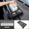 Boîte de rangement noire pour Buick Envision, à installer derrière l'écran.