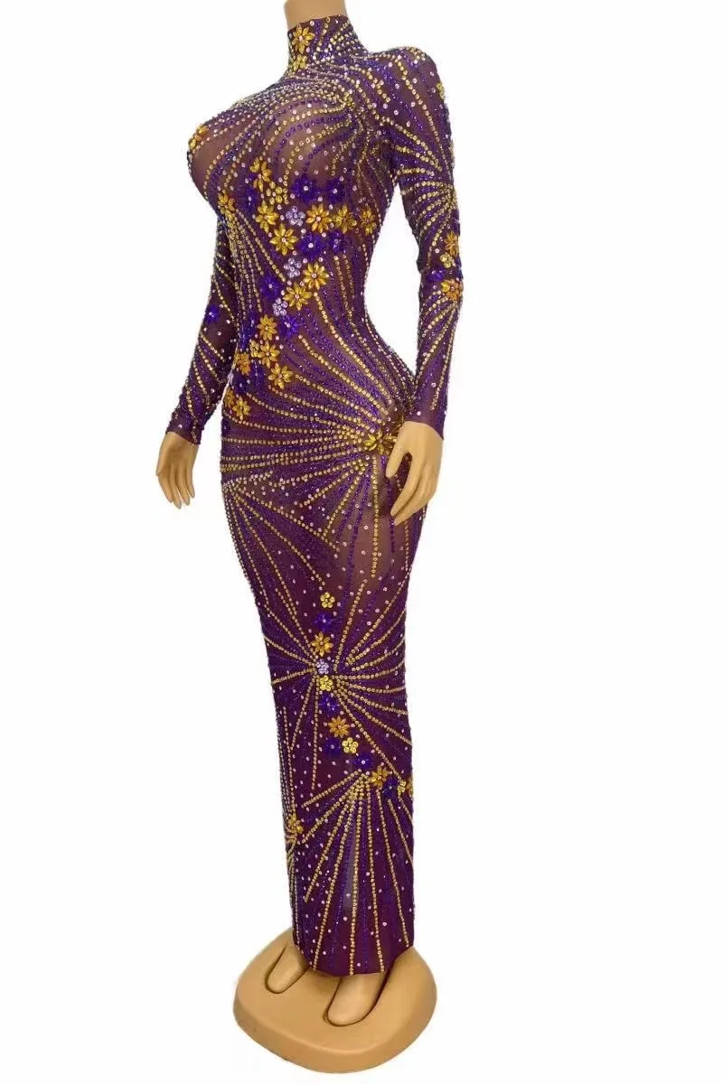 AD1655 Kimshein Handmade Crystal Dresses - Sexy Plus Size Maxi Dresses for  Women