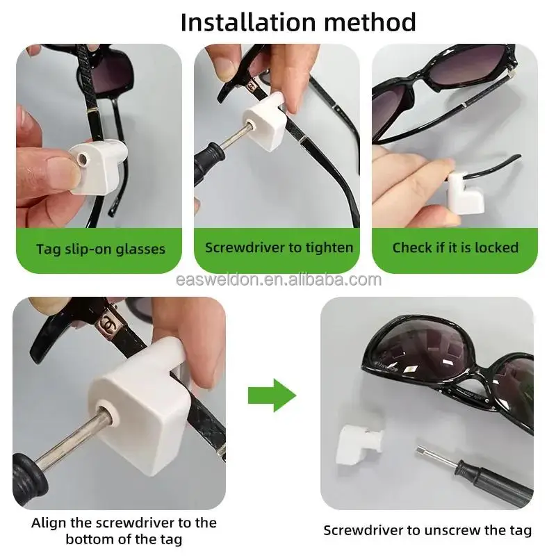 EAS Alarm Sensor Tag for Sunglasses Tag