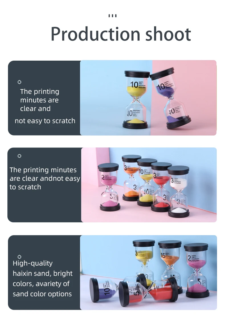 SKYRINGE Quicksand Coffee Digital Sand Timer - 6 Colors