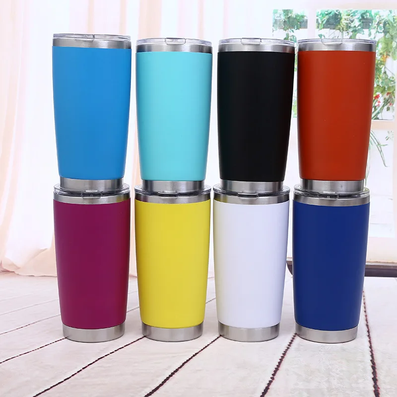 Wholesale Custom 20 oz Ozark Stainless Steel Vacuum Insulated Tumblers  Trail Coffee Thermos Thermal Cup with Lid