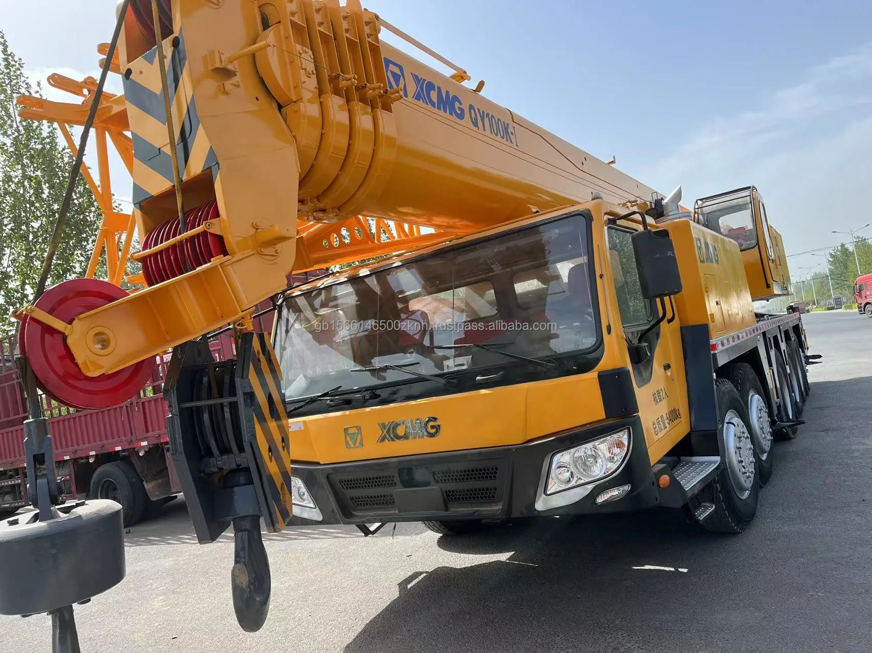 Chinese Crane 100 Tons Truck Crane Xcmg Qy100k-i Used Qy100k Mobile ...