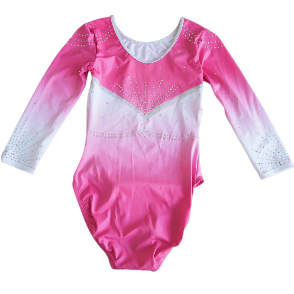 Gym Wear Gymnastics Leotards Girls Customized Size Competition Leotards