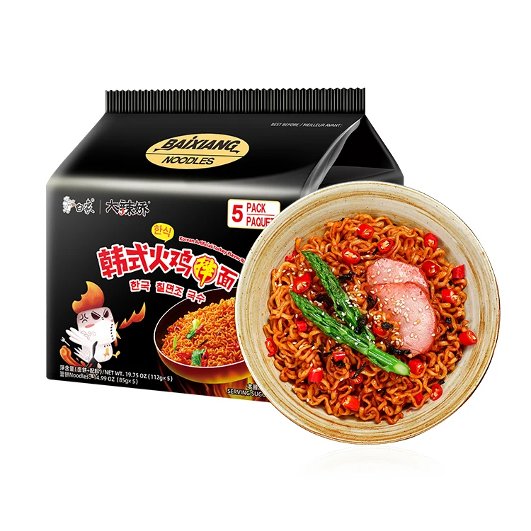 Chinese Manufacture Wholesale Packet With Factory Price Hot Spicy Chicken Roasted Instant Noodles