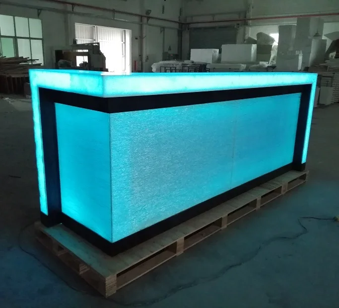 Modern Led bar Counter Black Home bar Counter bar Cabinet