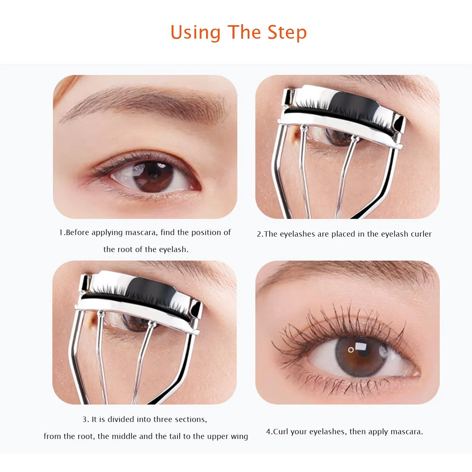 Private Label Portable Stainless Steel Eyelash Curler Comfortable Handle High Elastic Customizable Lash Lift Tool Eyelash Kit Ha9e4aa24939143b3bc0f99717b858a9bo