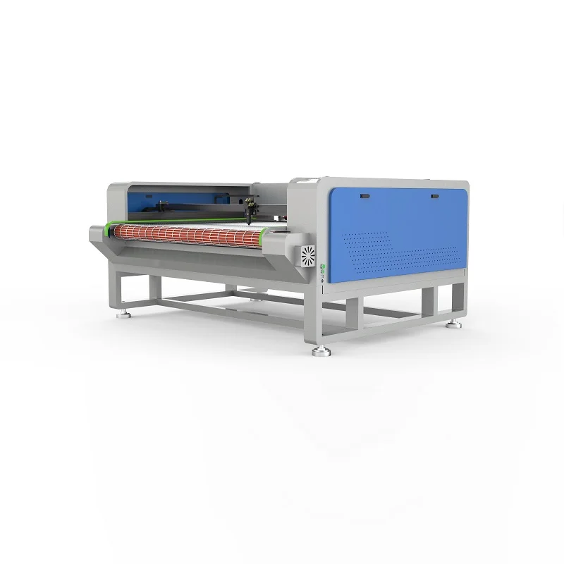 Automatic Vision Laser Cut Machine for Printed Textiles Fabrics 1610-for Rubber Supports AI & BMP Graphic Format
