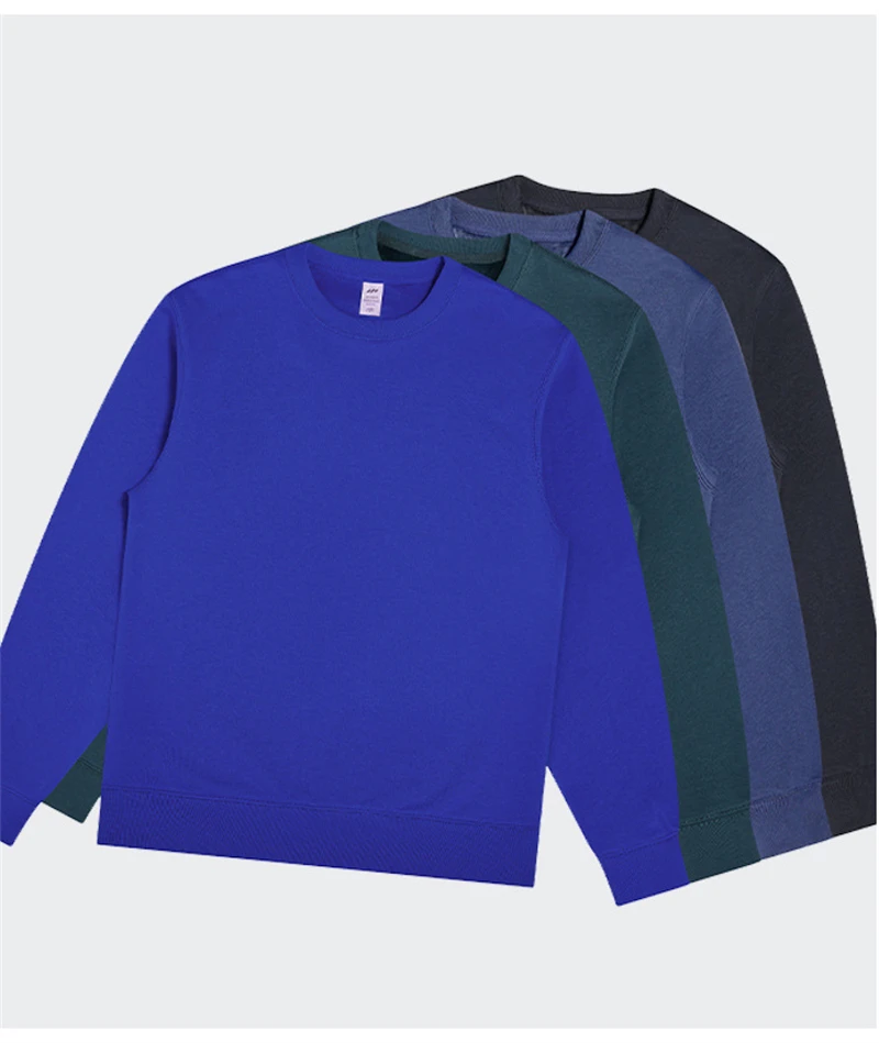 Men's Custom Heavyweight High Quality Sporty Crew Neck Pullover Large