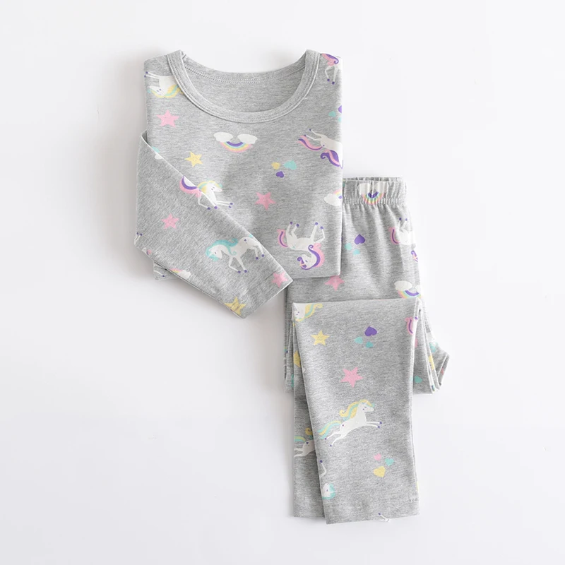 
 Одежда для сна с длинным рукавом и мультяшным принтом для девочек, детей, ODM/OEM  