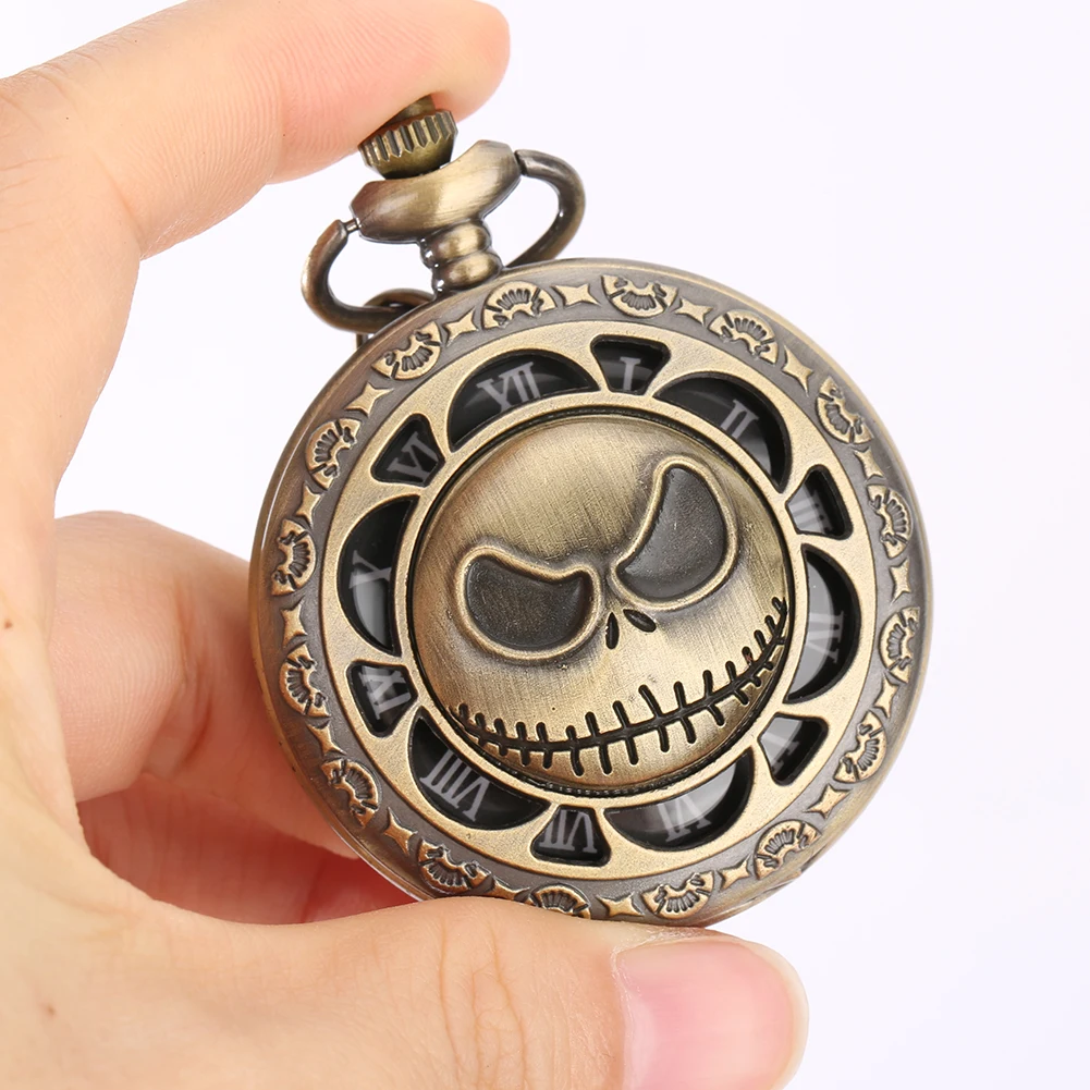 Vintage Relogio De Bolso Tim Burton Jack Skellington display picture 3
