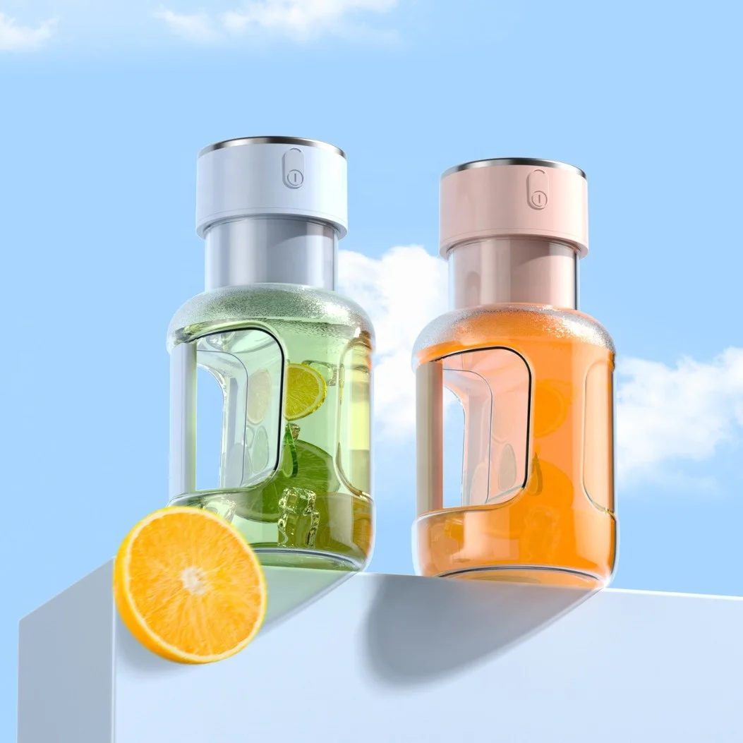 Wireless Large-capacity Portable Tons Tons Barrel Juice Cup Straw Juicer Home Electric Small Juice Cup Outdoor Juice Cup 2