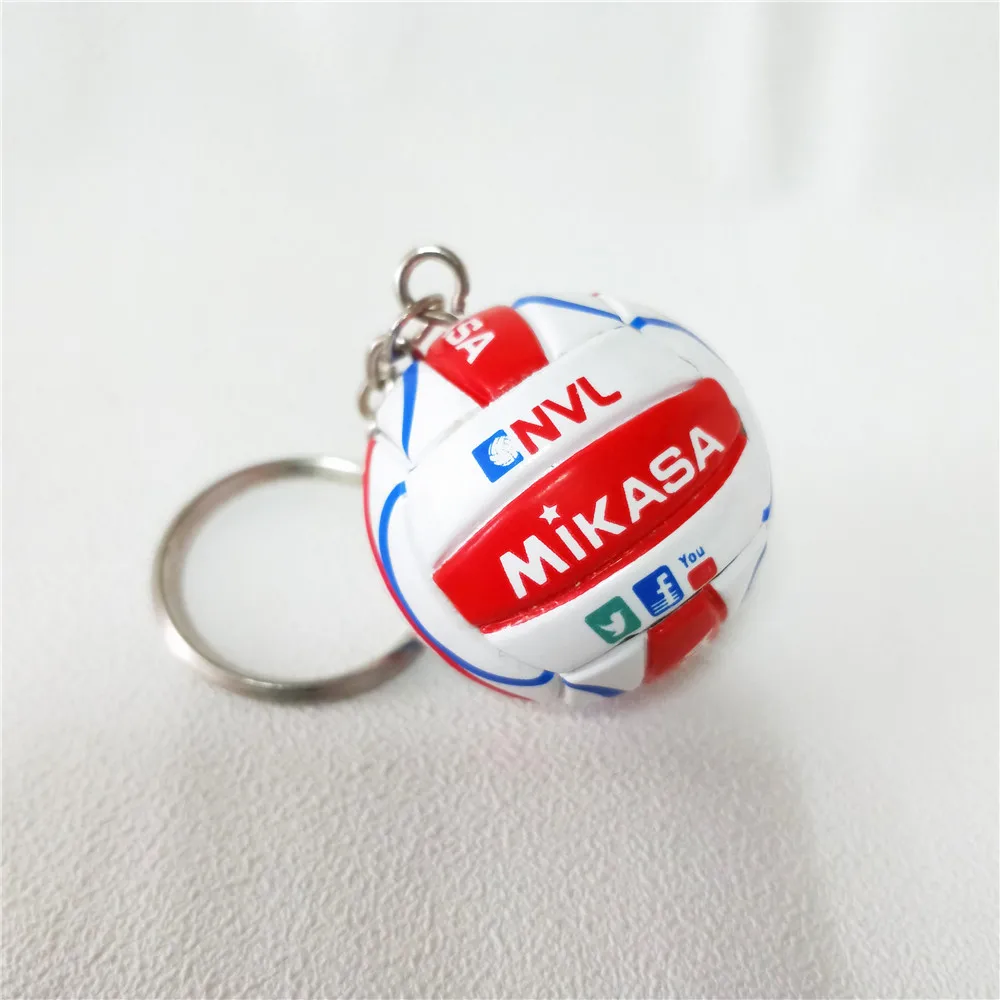 Mikasa Volleyball Keychain Sport Keychain Car Bag Ball Volleyball Key