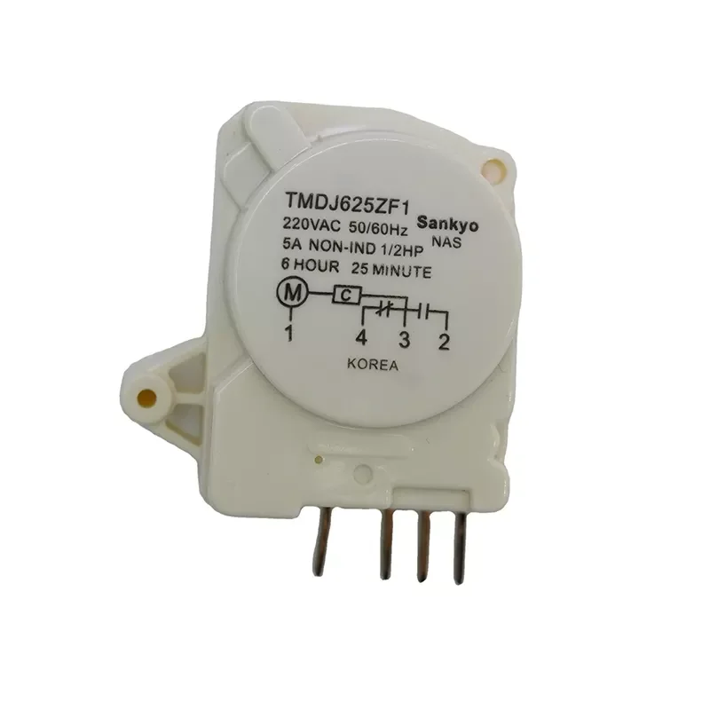 Lckiioy 6X Timer di Sbrinamento Universale AC 200-240V TMDE802ZC1 3018100310 J Dispositivo di Raffreddamento per per Tutte Le Parti del Frigorifero 220V